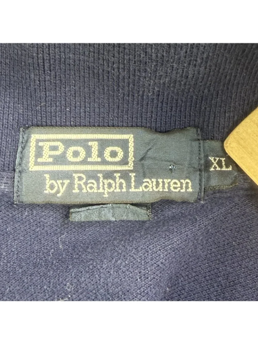 Vintage Polo Ralph Lauren Polo Shirt Mens XL Blue Green Stripe Colorblock Pony